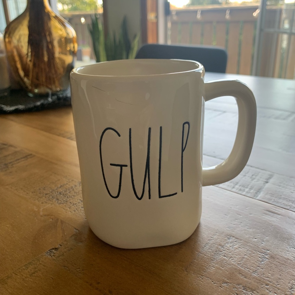 Rae Dunn “GULP” Ceramic Coffee Mug